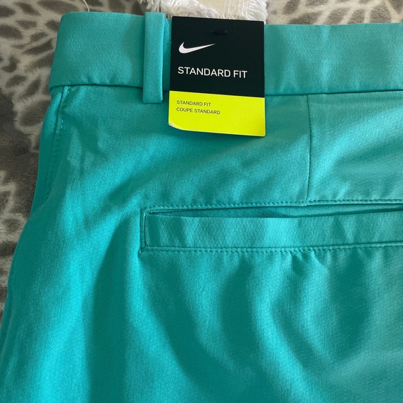 Nike Flex Golf Shorts Mens size 40 Turquoise Athletic Fit Performance Sport NEW‎ - Picture 8 of 9